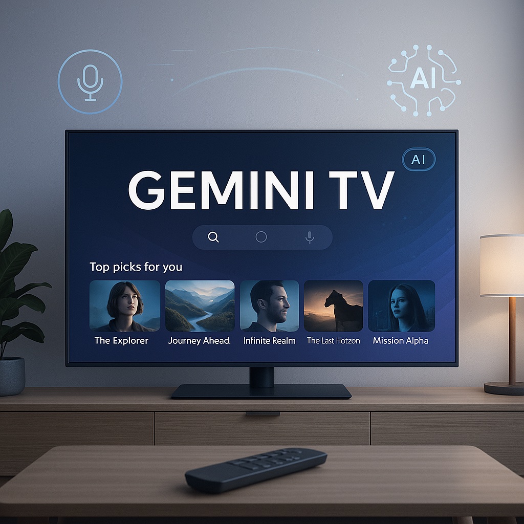 Sala com Gemini TV