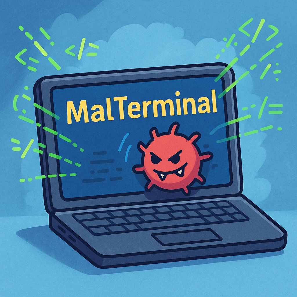 Ilustração sobre o vírus MalTerminal