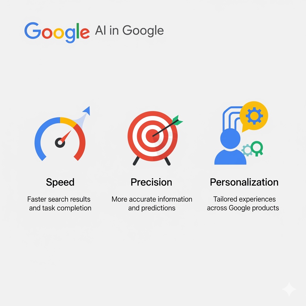 Benefícios da inteligência artificial no Google