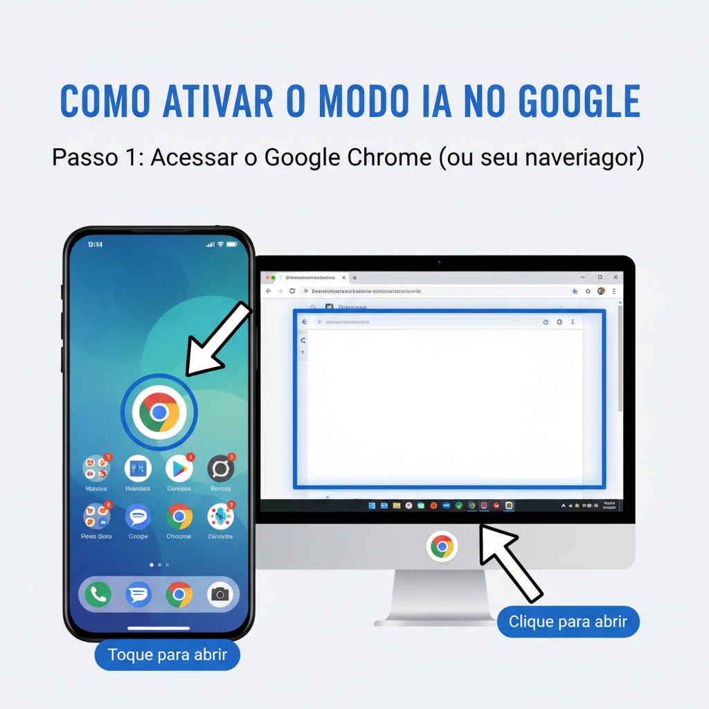 Tutorial para ativar Modo IA Google