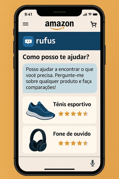 Preview conceitual Rufus