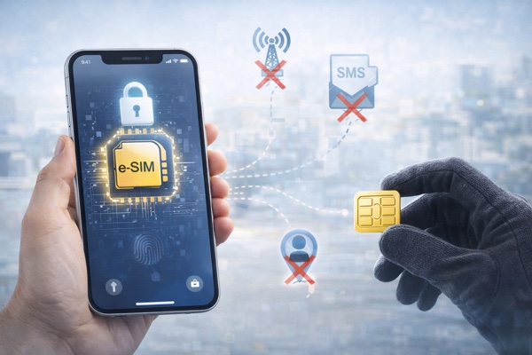 e-chip eSIM como camada extra de blindagem digital no celular