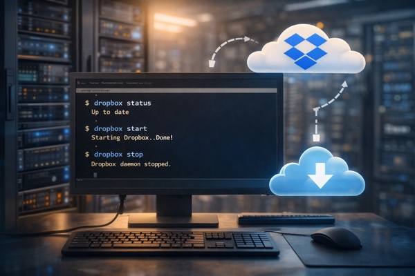 Gerenciamento do Dropbox via terminal Linux