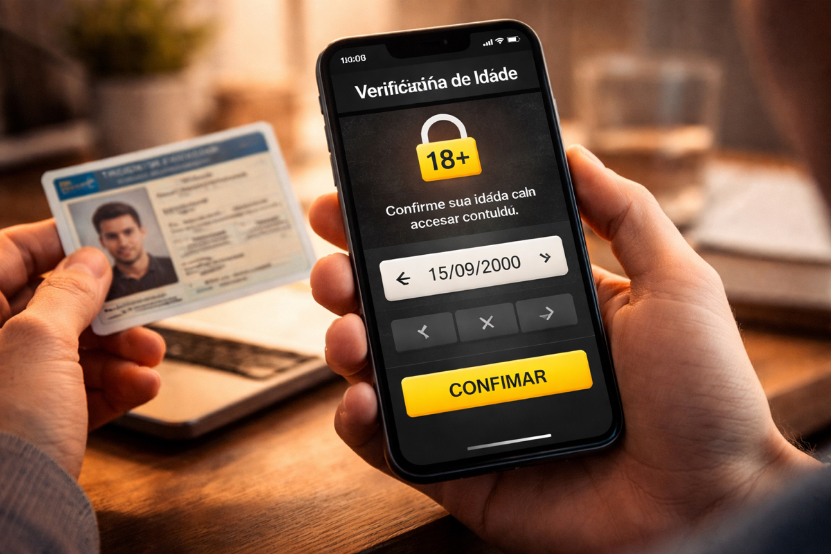 Sistema de verificação de idade digital em inteligência artificial