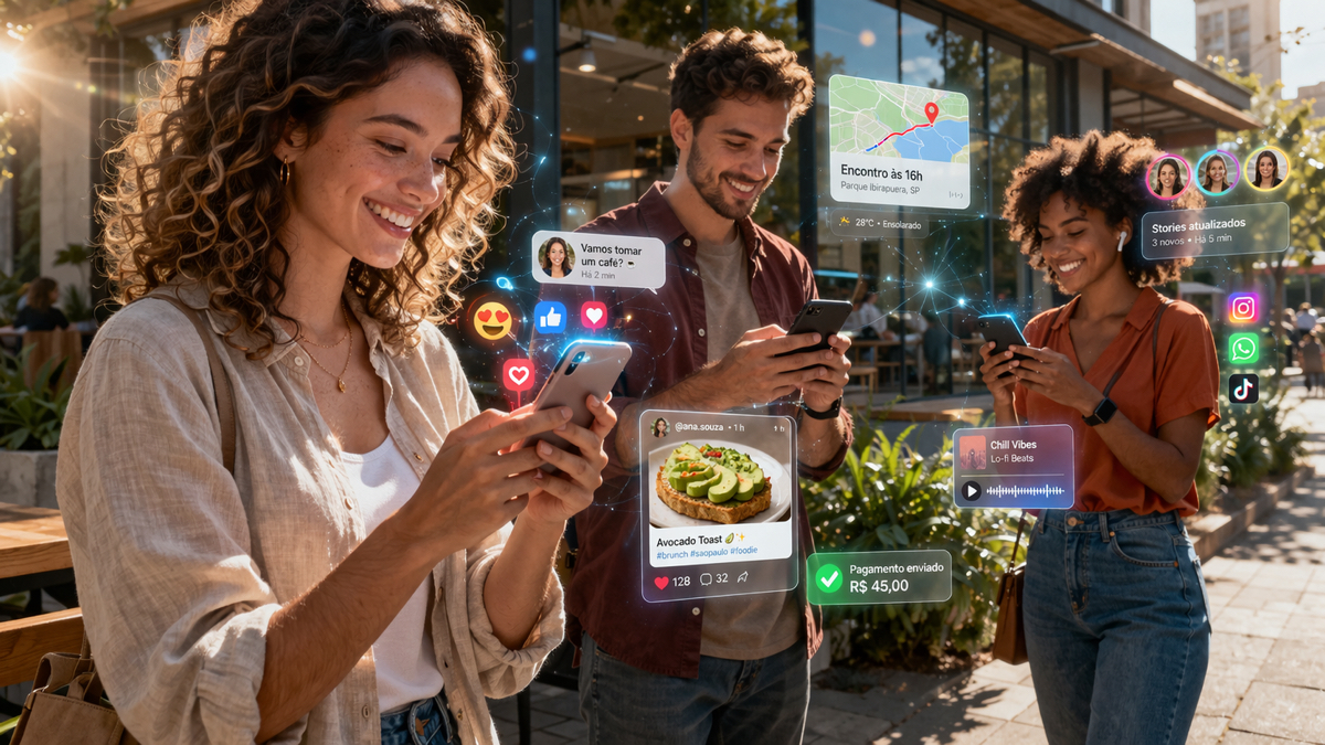 Uso de aplicativos e mudanças na internet no Brasil