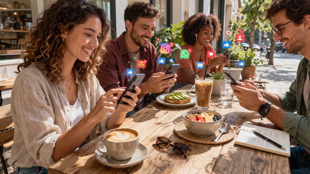 Uso de redes sociais e mudanças na experiência digital