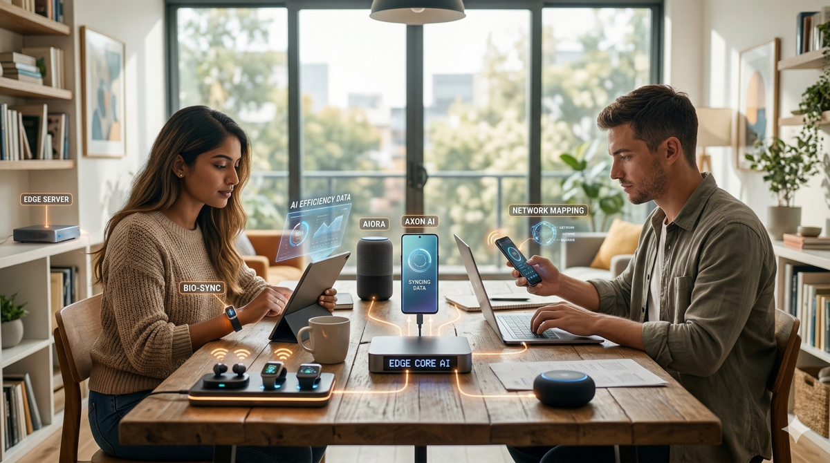 Inteligência artificial moderna funcionando em múltiplos dispositivos de forma eficiente