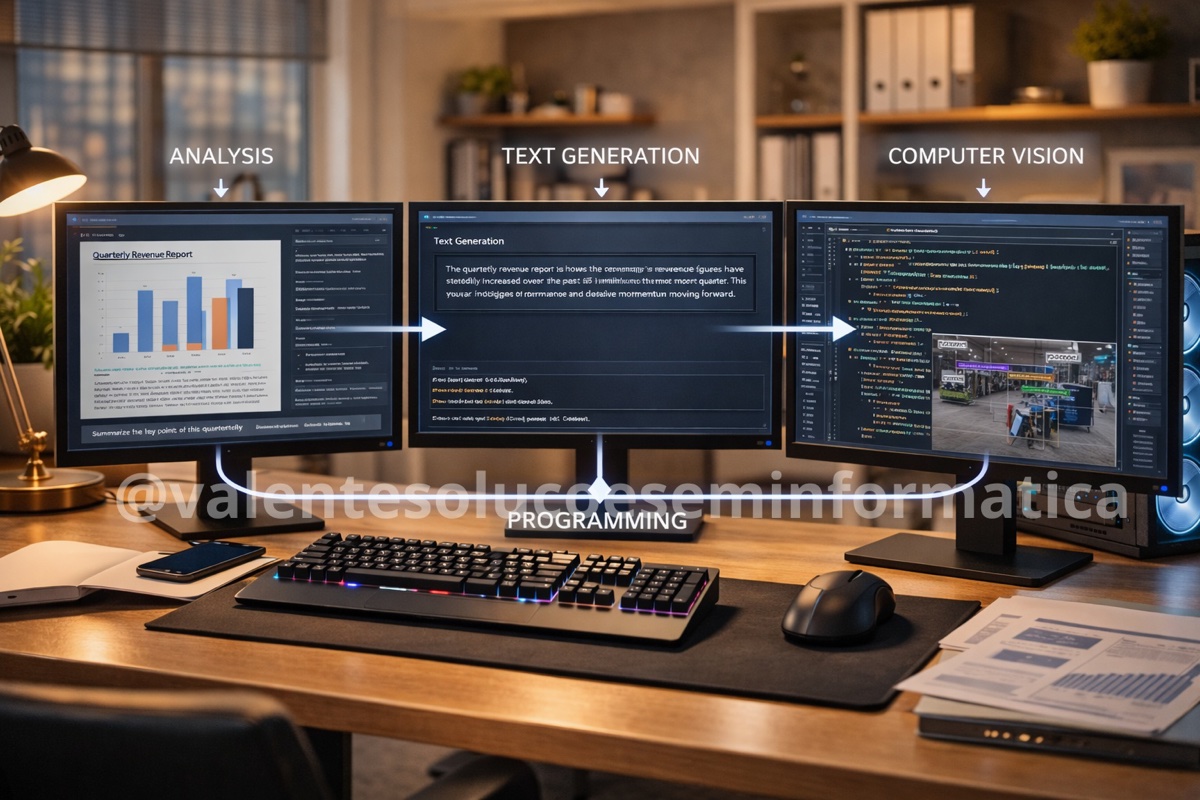 Fluxo de trabalho local com análise de documentos, imagens e código sem envio para a nuvem