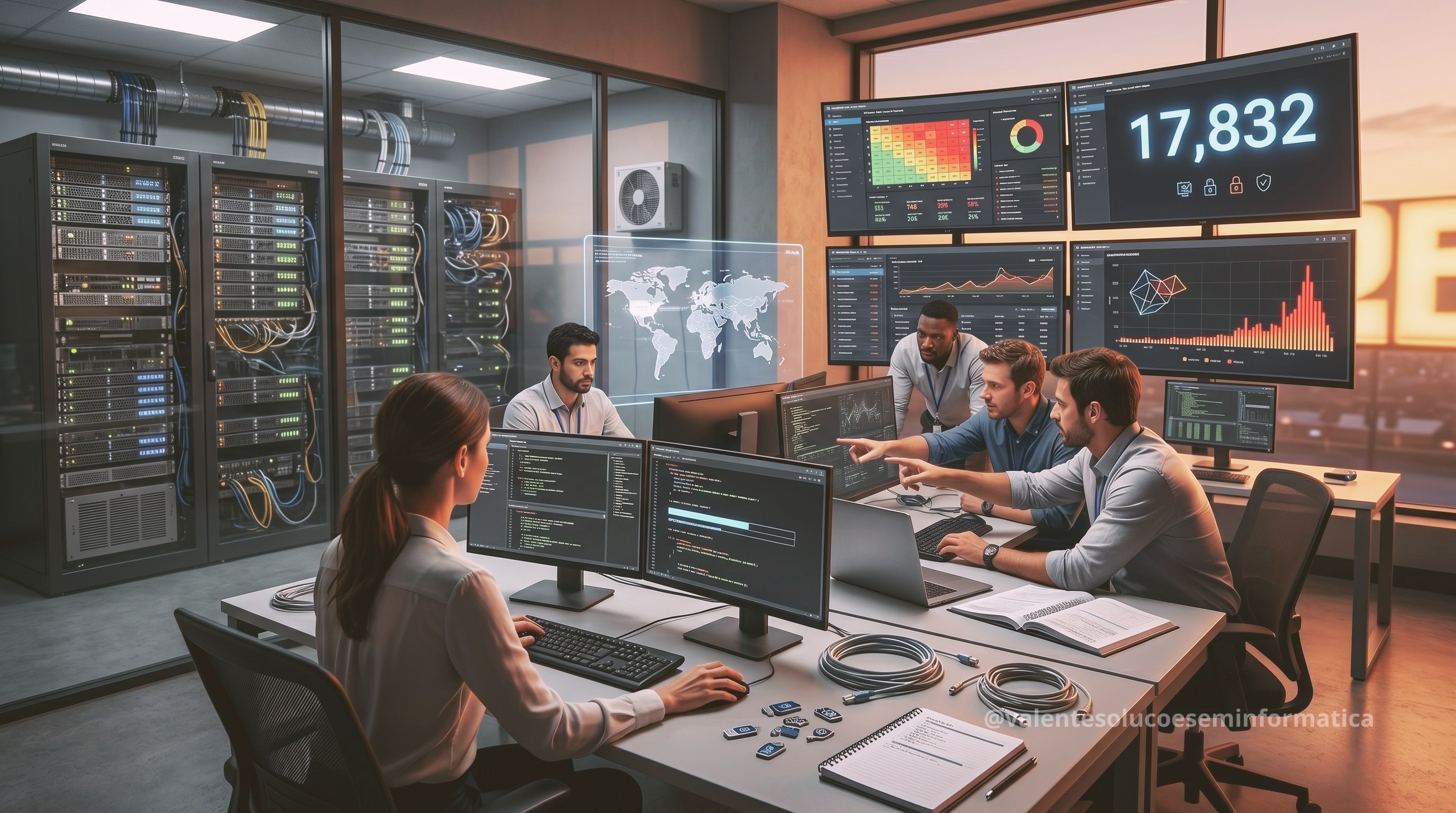 Equipe de segurança digital acompanhando um Patch Tuesday recorde