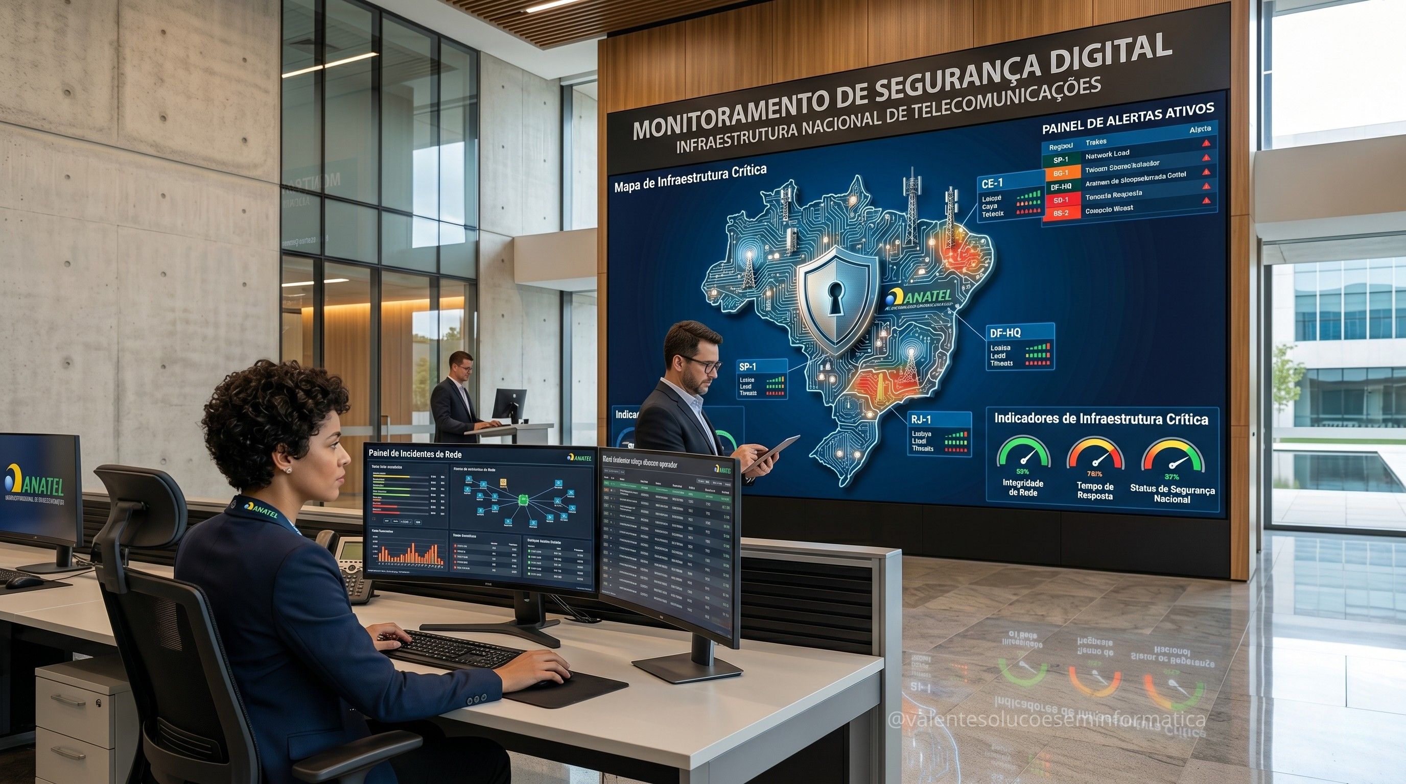 Especialistas monitoram redes de telecomunicações e segurança digital no Brasil