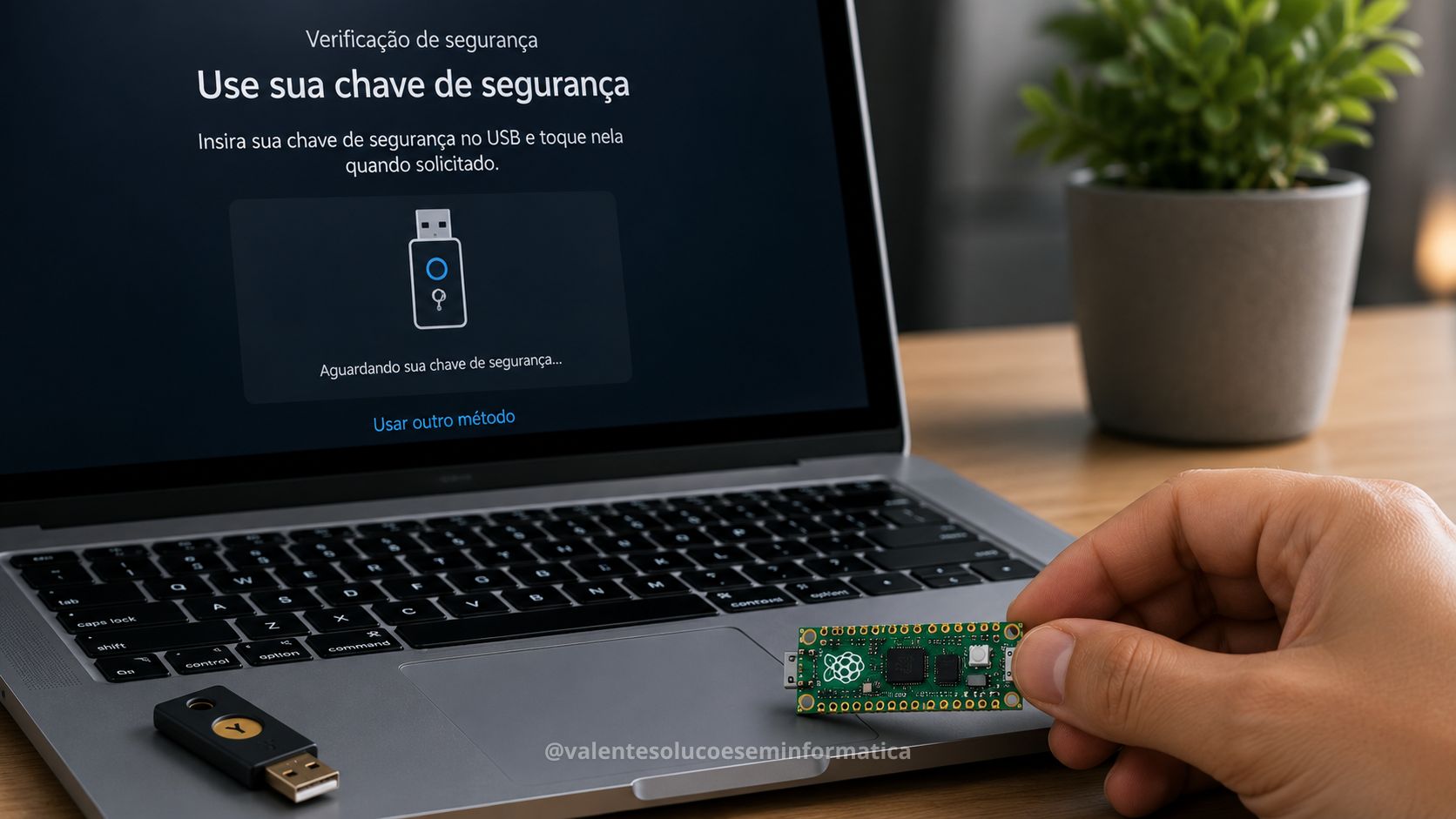 Firmware sendo transferido para um Raspberry Pi Pico